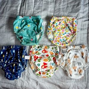 Reborn Baby Dolls Diapers 22 inch Newborn Reusable 4-Piece Pack Fit 22-24"